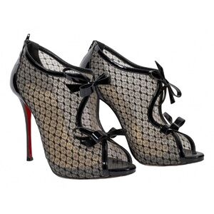 Christian Louboutin EMPIRALTA 120 PAT/DENTELLE RESILLE